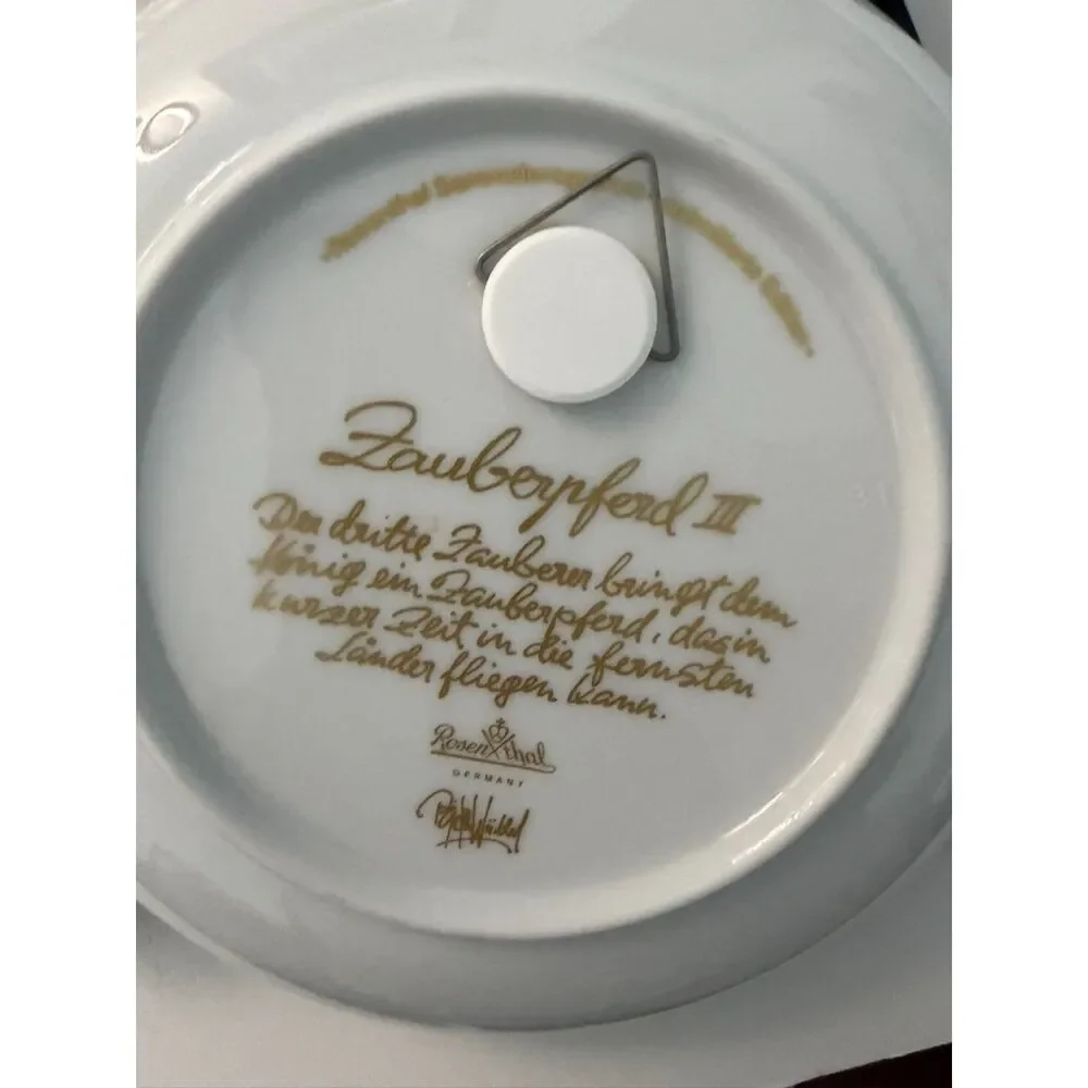 Rosenthal Zauberpferd  Magic Horse Arabian Night plate by Bjorn Wiinblad